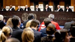 International Court of Justice building in The Hague